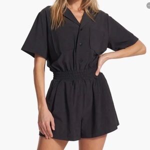 Vuori Villa Romper in Black